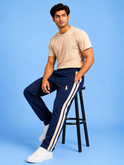 Old Money Polo Signature Trouser (Navy Blue)