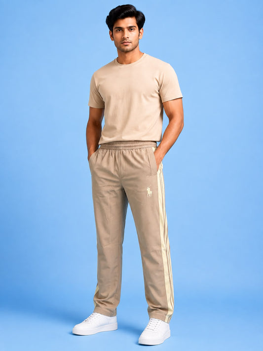 Old Money Polo Signature Trouser (Sand Beige)