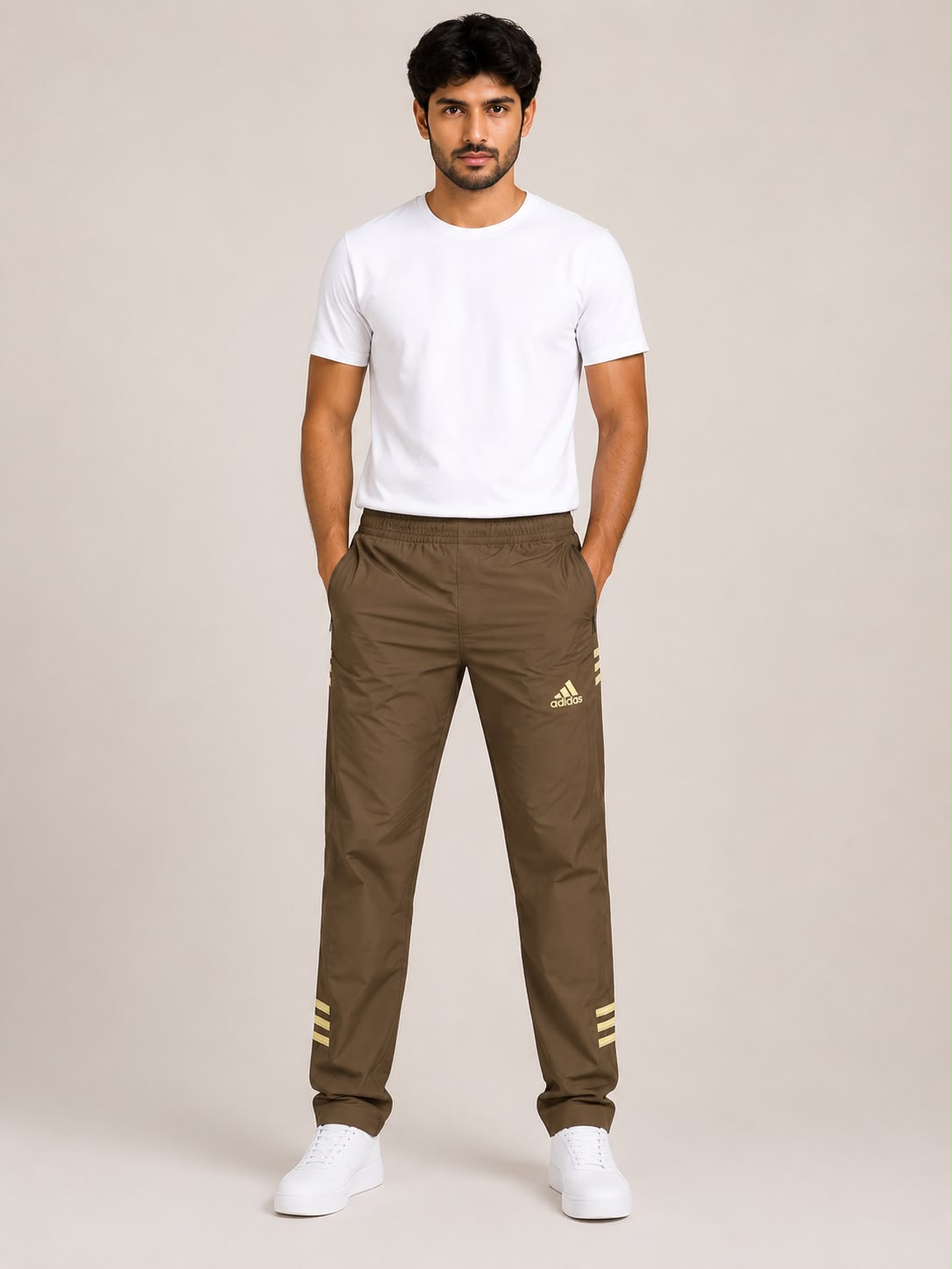 Adidas Dry Fit Trouser (Brown)