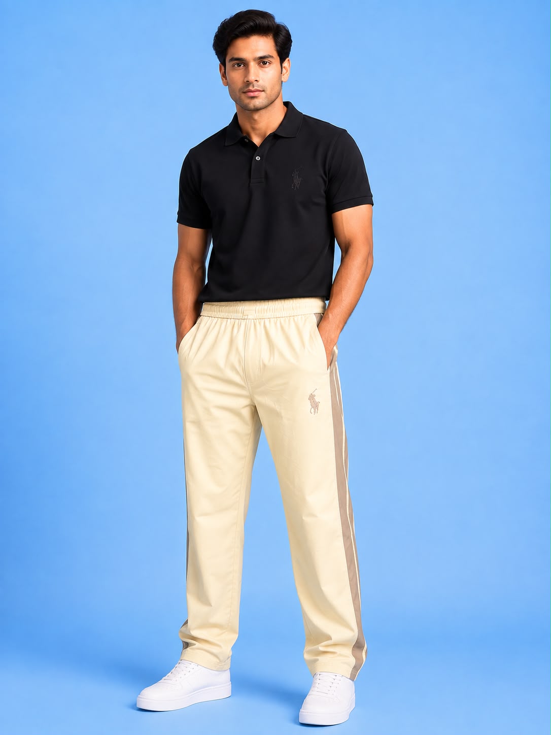 Old Money Polo Signature Trouser (Lvory Cream)