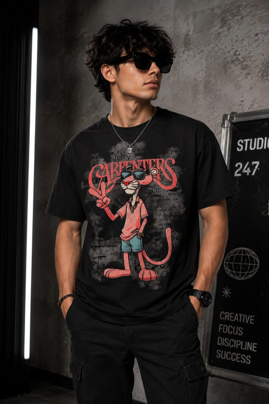 Black Carpenters Graphic T-Shirt | Premium Streetwear