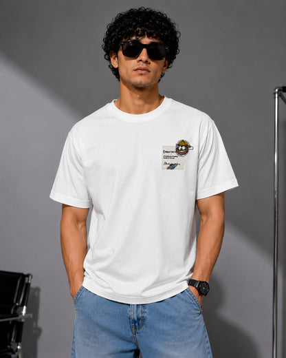 BRAIN STORM Graphic T-Shirt (White)