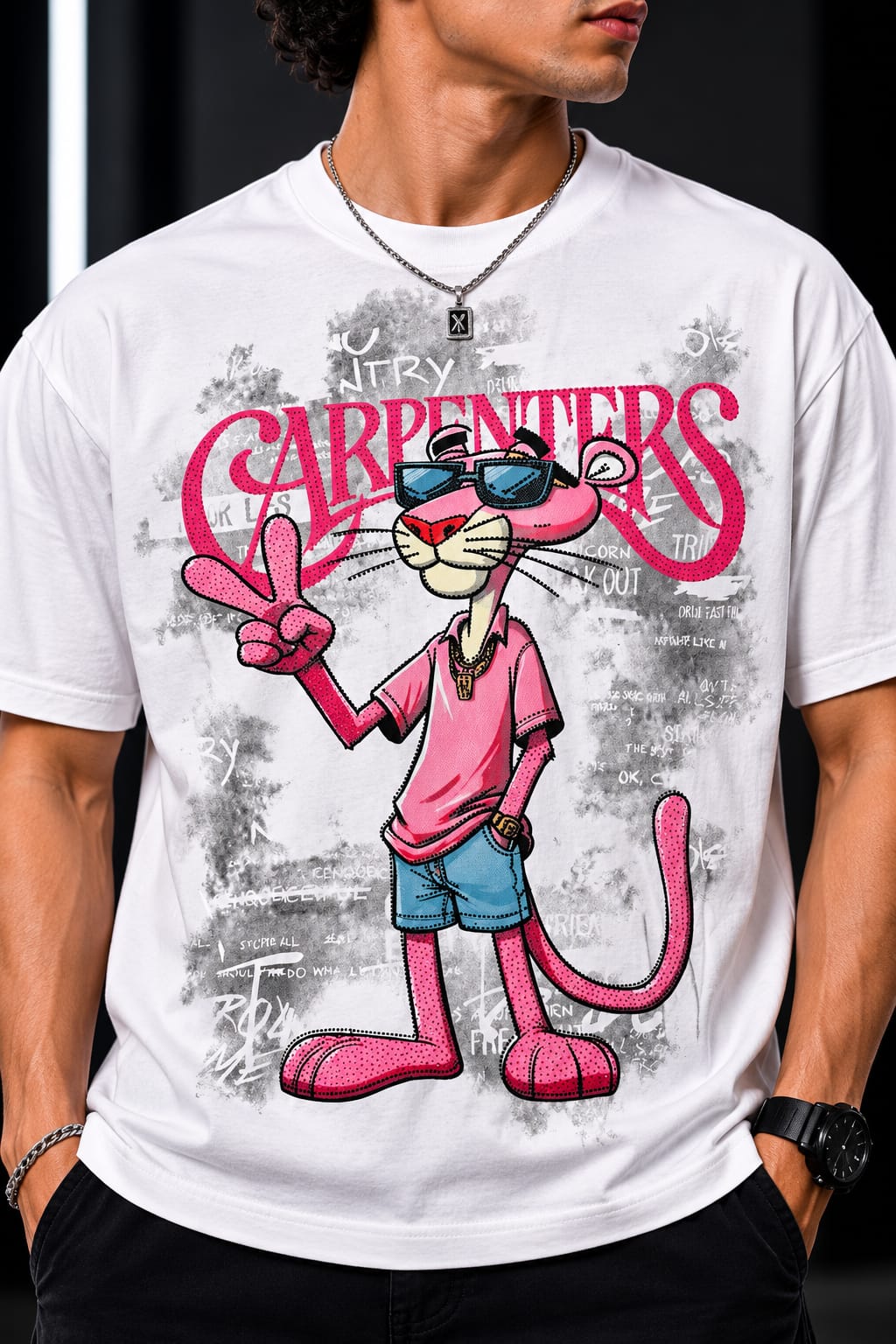 White Carpenters Graphic T-Shirt | Premium Streetwear