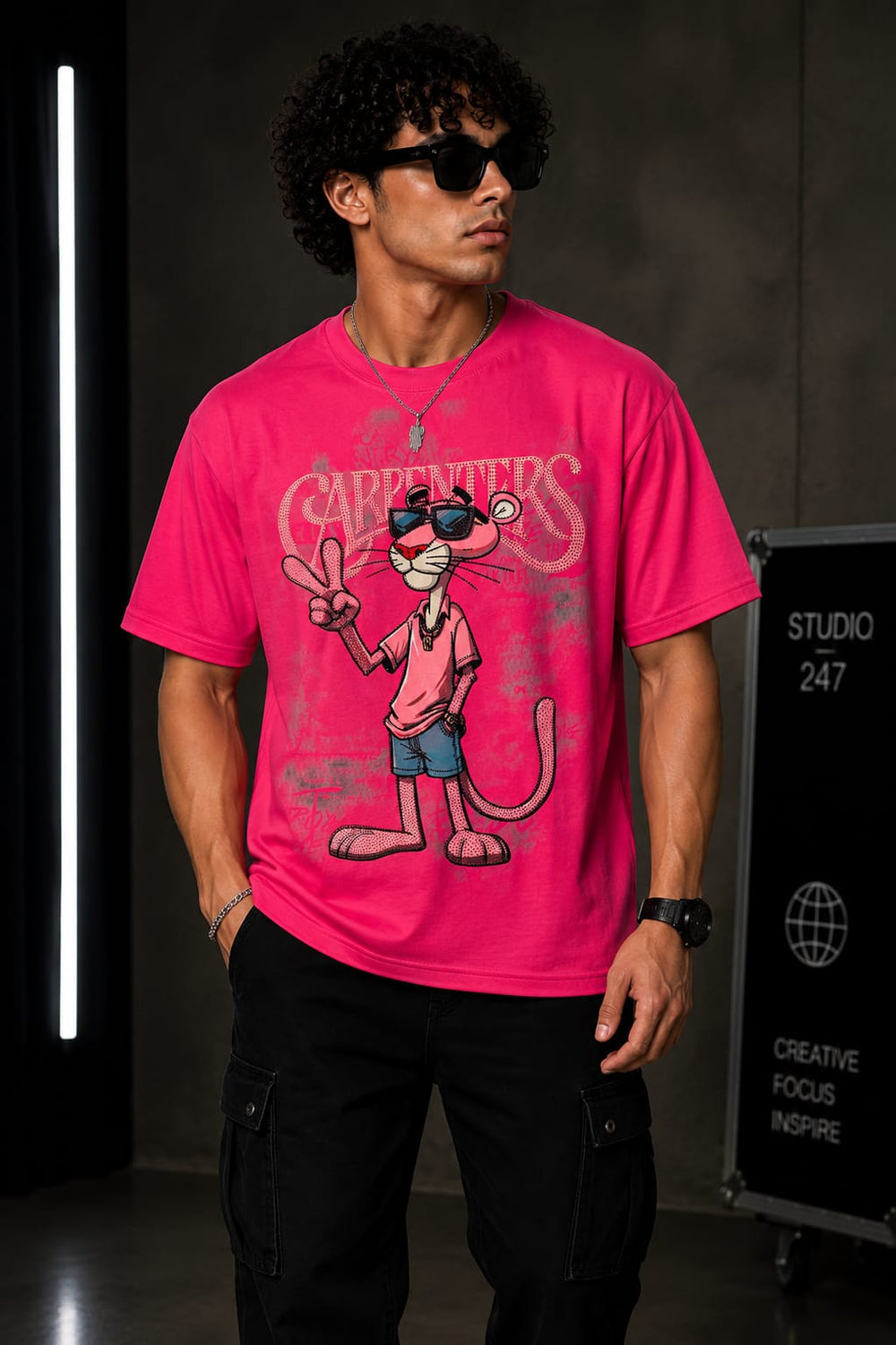 Pink Carpenters Graphic T-Shirt | Premium Streetwear
