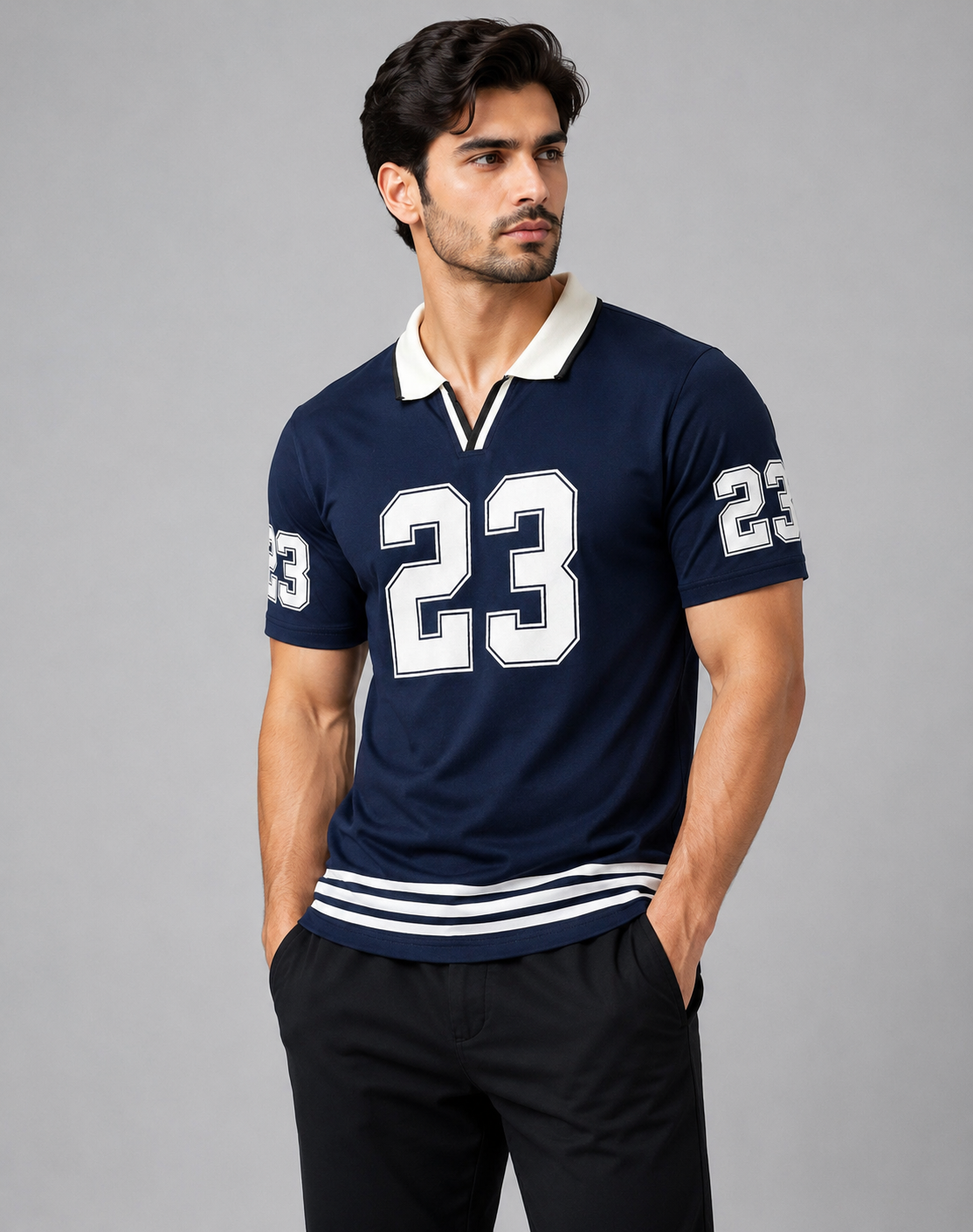 Colar T-Shirt 23 (Navy Blue)