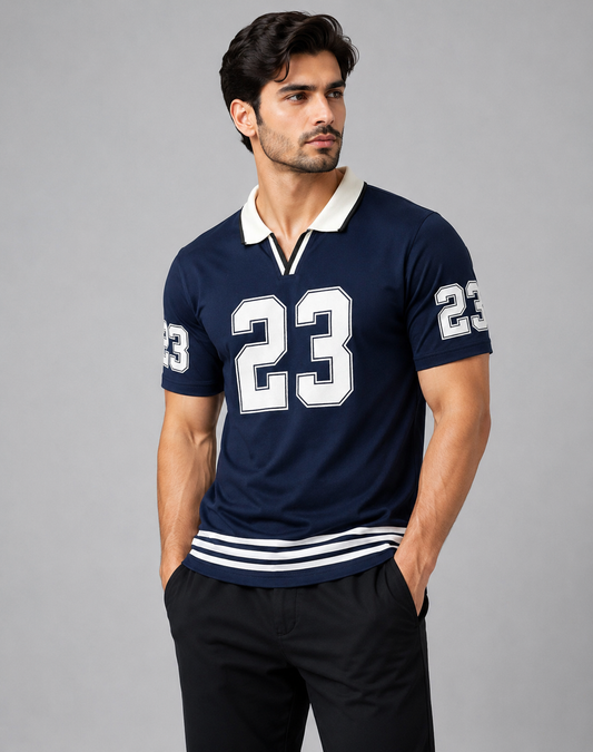 Colar T-Shirt 23 (Navy Blue)