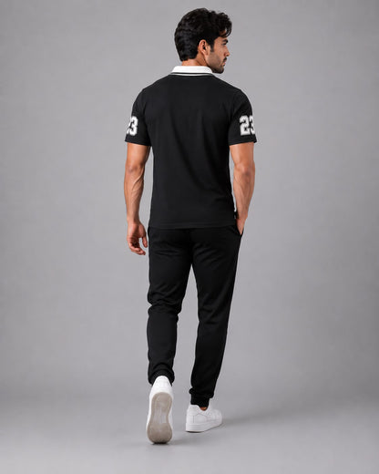 Collar T-Shirt 23 (Black)