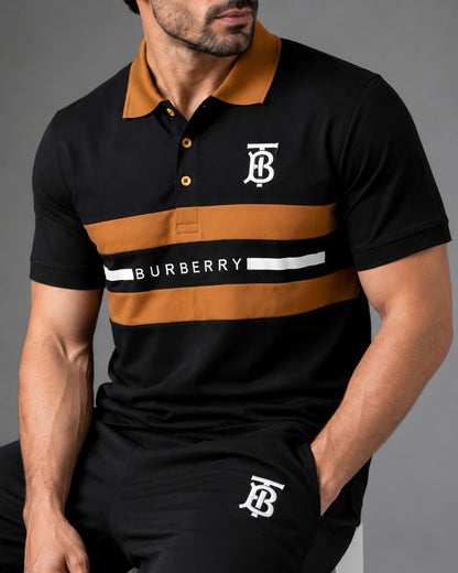 BURBERRY Track Suit (Black & Brown)